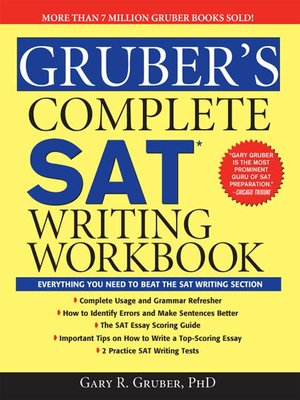 cover image of Gruber's Complete SAT Writing Workbook